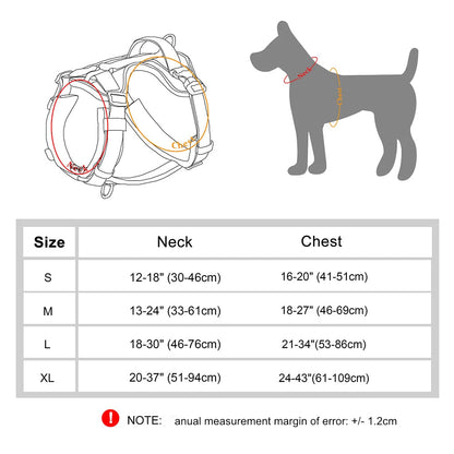 Pawfey Agile Dog Harness with Reflective Design and Strong Handle