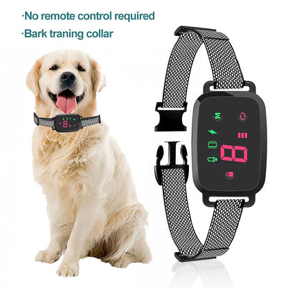 Anti-Bark Training Collar with Digital Display