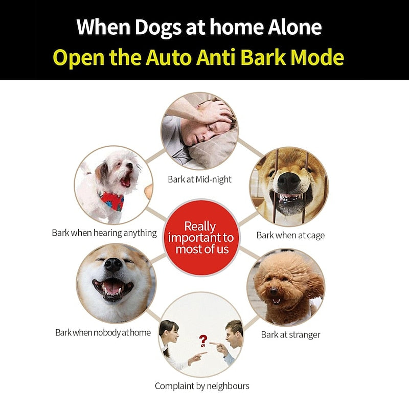 2-in-1 Automatic Anti-Bark and Remote Training Collar