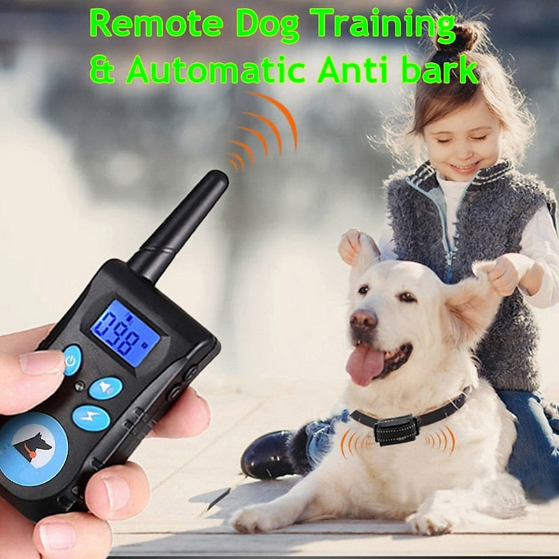 2-in-1 Automatic Anti-Bark and Remote Training Collar