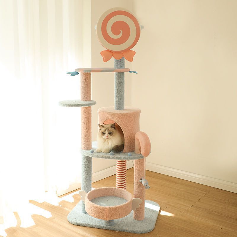 Candy Land Cat Tree And Scratching Posts