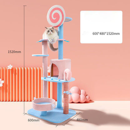 Candy Land Cat Tree And Scratching Posts