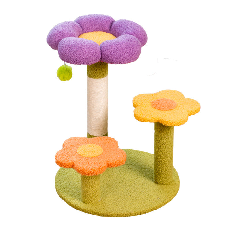 Blooming Flower Cat Scratching Post