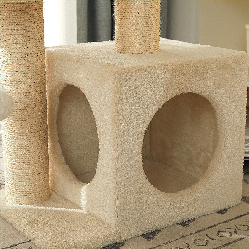 Cozy Corner Cat Scratching Post and Bed