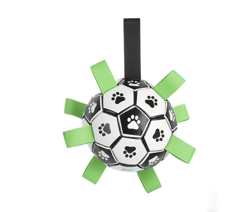 Interactive Dog Soccer Ball Toy with Free Air Pump