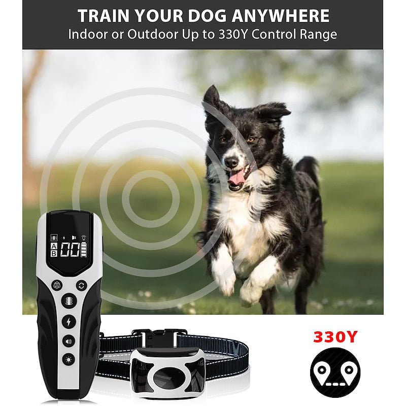 Efficient Dog Training Collar with Remote Control