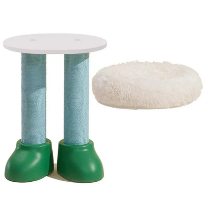 Fun Boot Cat Scratching Post with Cozy Perch