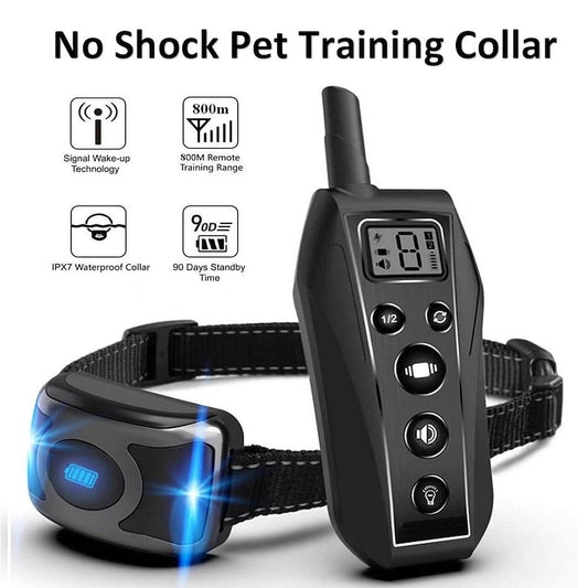 Pawfey No Shock Dog Training Collar with Remote Control