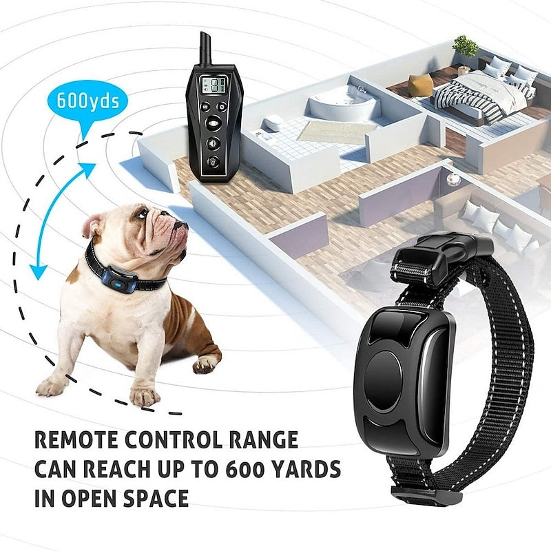 Pawfey No Shock Dog Training Collar with Remote Control