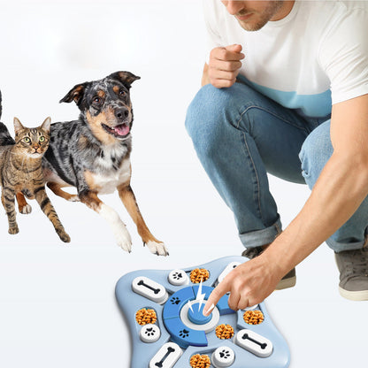 Interactive Dog Puzzle Toy for Mental Stimulation and Slow Feeding