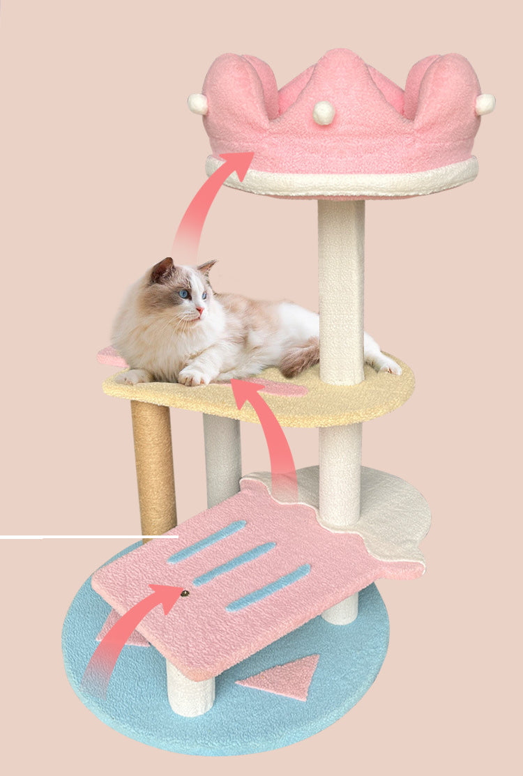 Pawfey Princess Castle Cat Tree