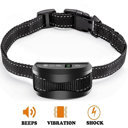 Smart Anti-Bark Dog Collar with Adjustable Sensitivity and Rechargeable Battery