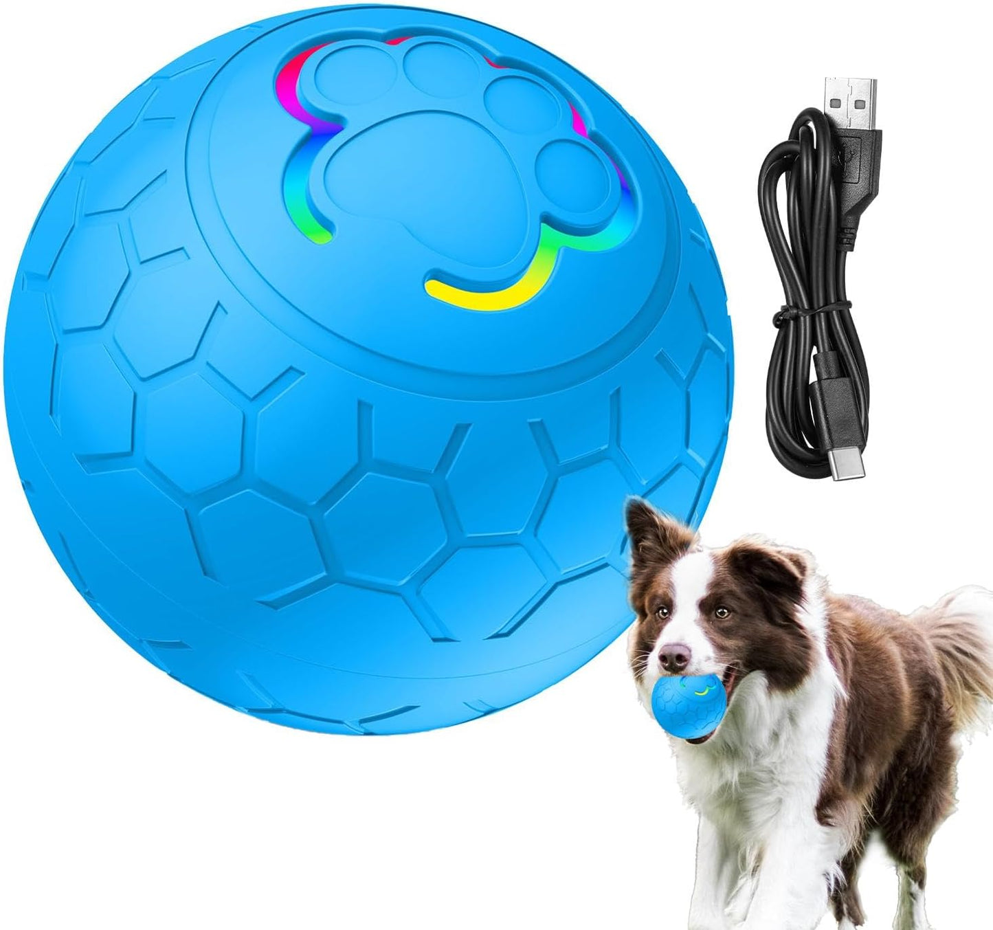 Smart Interactive LED Pet Toy Ball