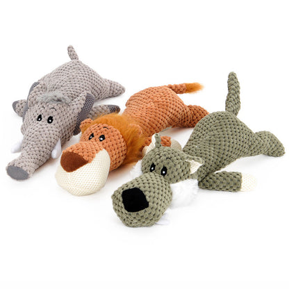 Plush Animal Squeaky Dog Toys