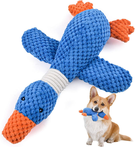 Durable Plush Squeaky Duck Dog Toy