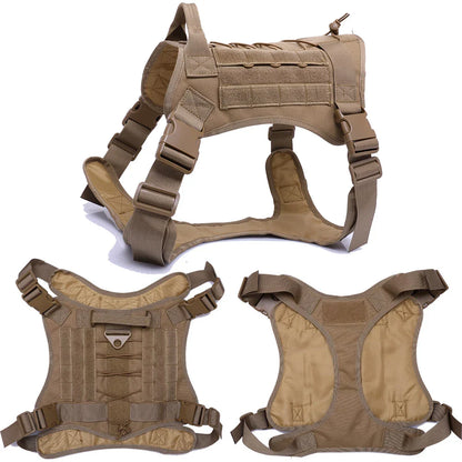 Tactical Dog Harness and Training Gear Set