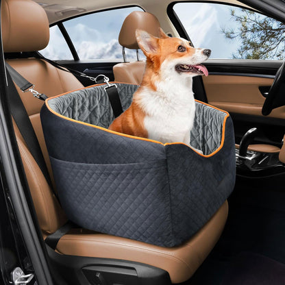 Elevated Dog Booster Seat for Car Travel