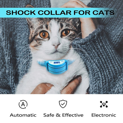 Cat Anti-Meowing Collar - Sound, Vibration, Shock Modes