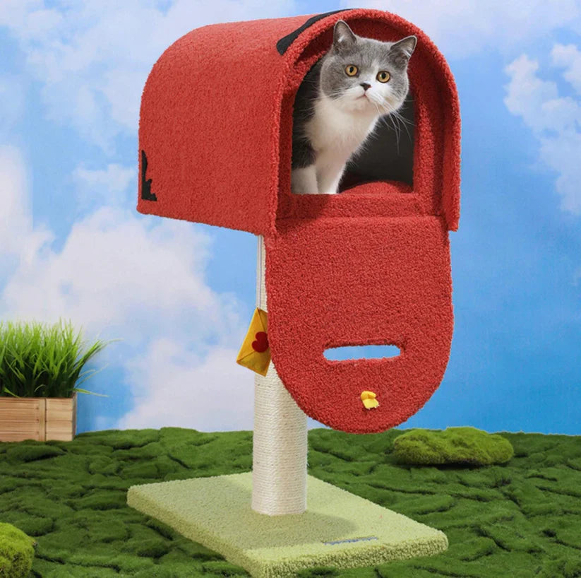 Mailbox Cat Scratching Post