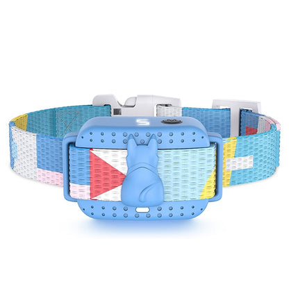 Pet Dog Anti-Bark Collar with Colourful Design