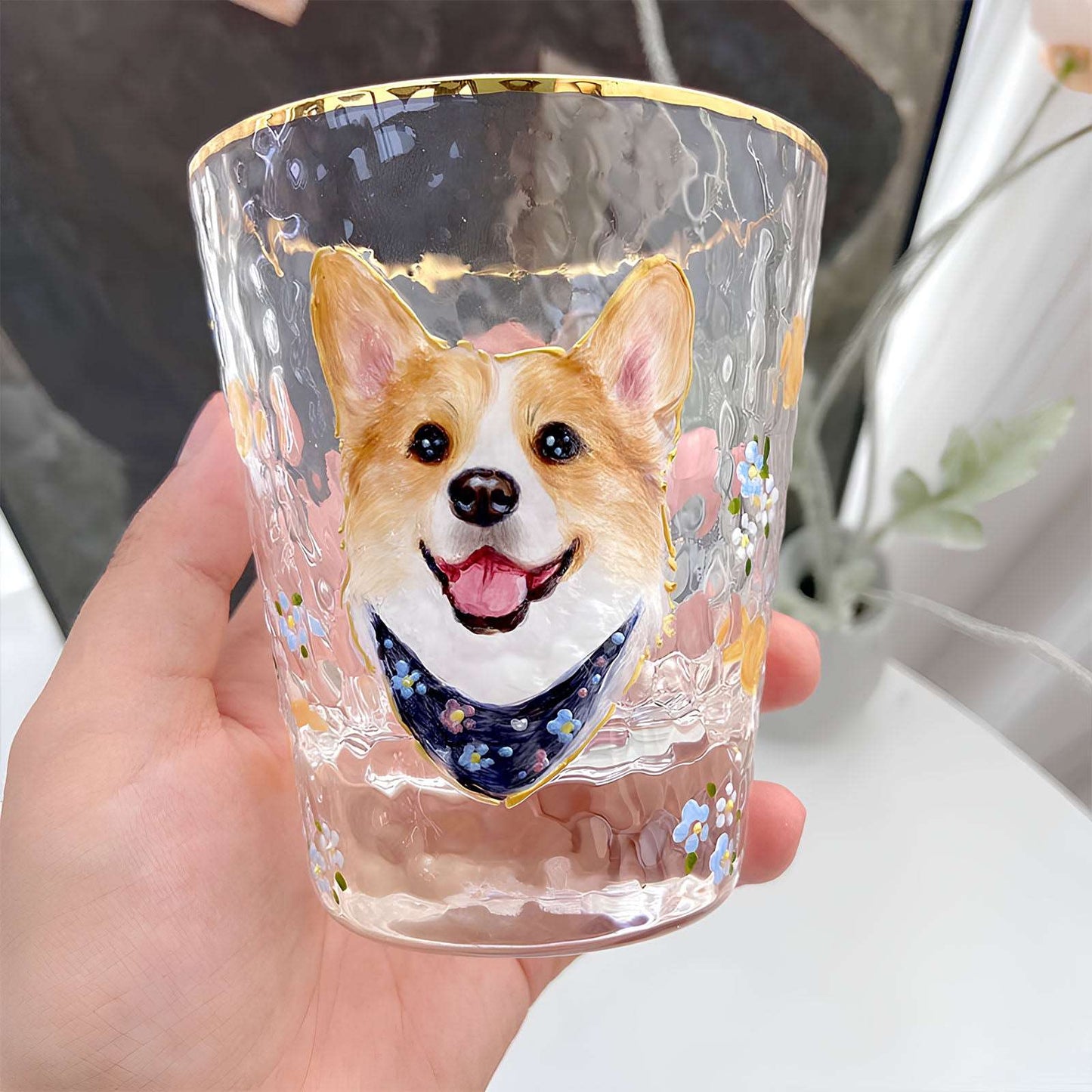 Personalized Cup with Pet Portrait Custom Design