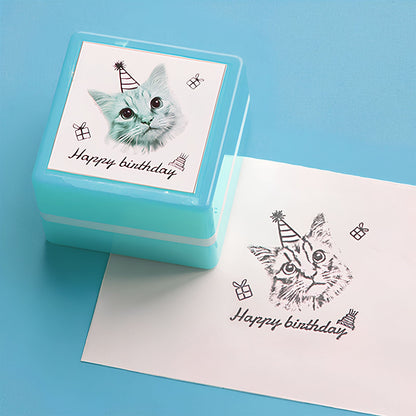 Personalized Custom Pet Portrait Stamp