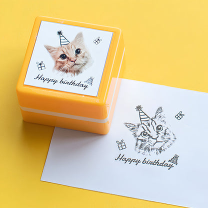 Personalized Custom Pet Portrait Stamp