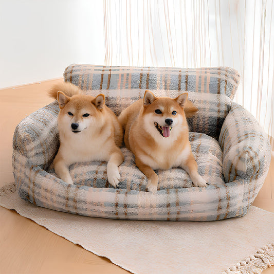 Plush Haven Dog & Cat Sofa Bed Lazy Holiday Comfort