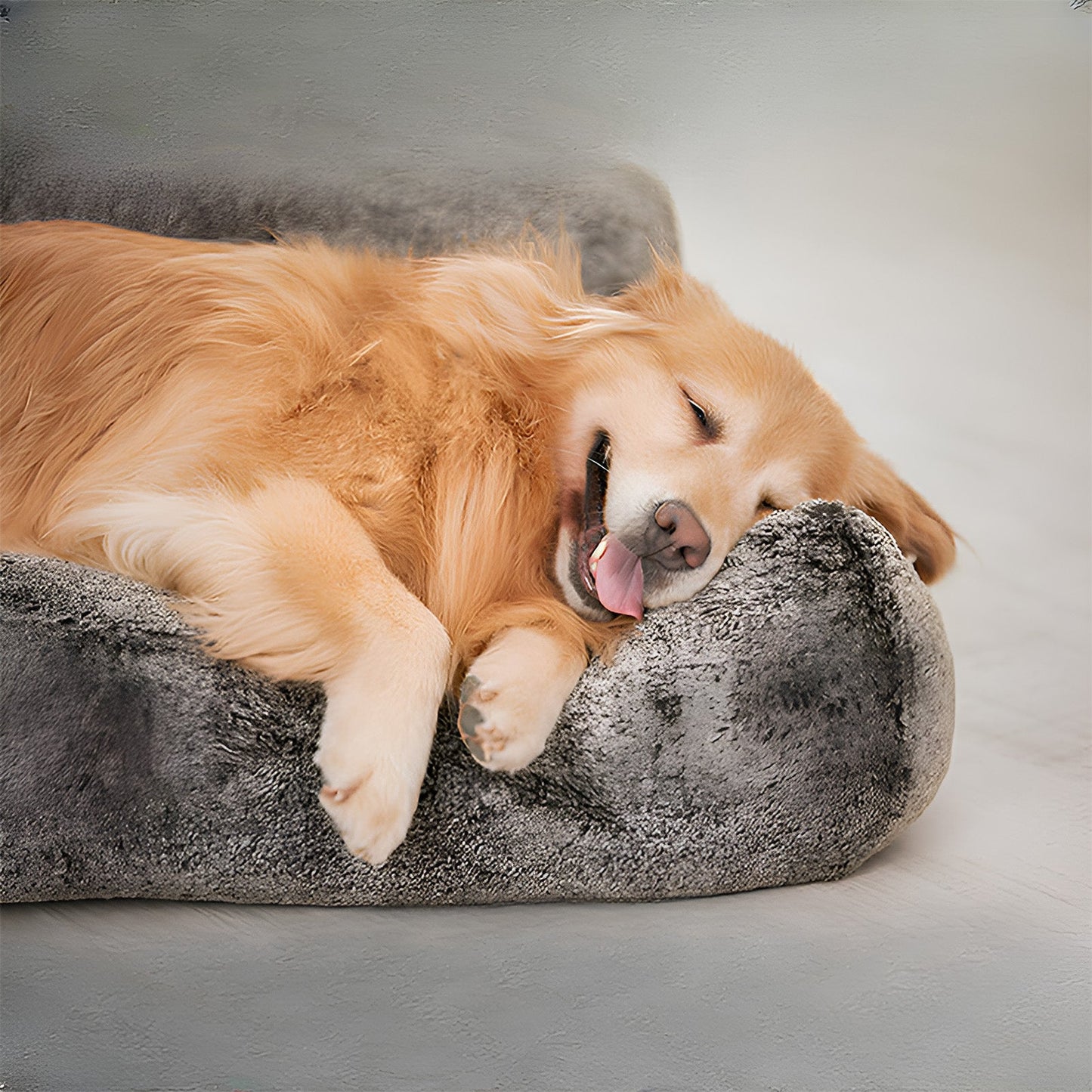 Plush Large Dog Sofa Bed Luxe Rest