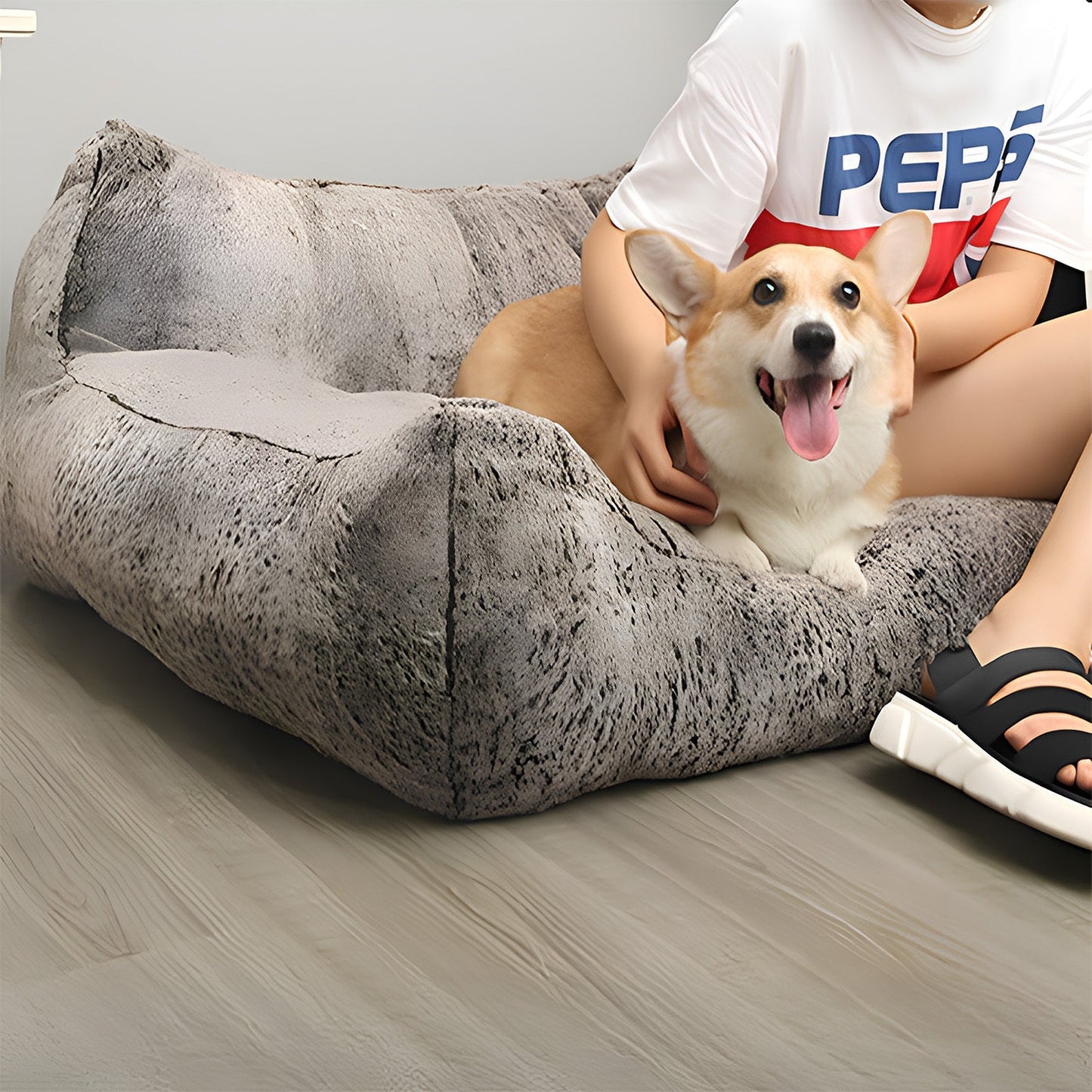 Plush Large Dog Sofa Bed Luxe Rest