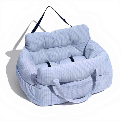 Portable Bolster Dog Car Bed Leisure Outing Comfort