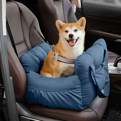 Portable Bolster Dog Car Bed Leisure Outing Comfort