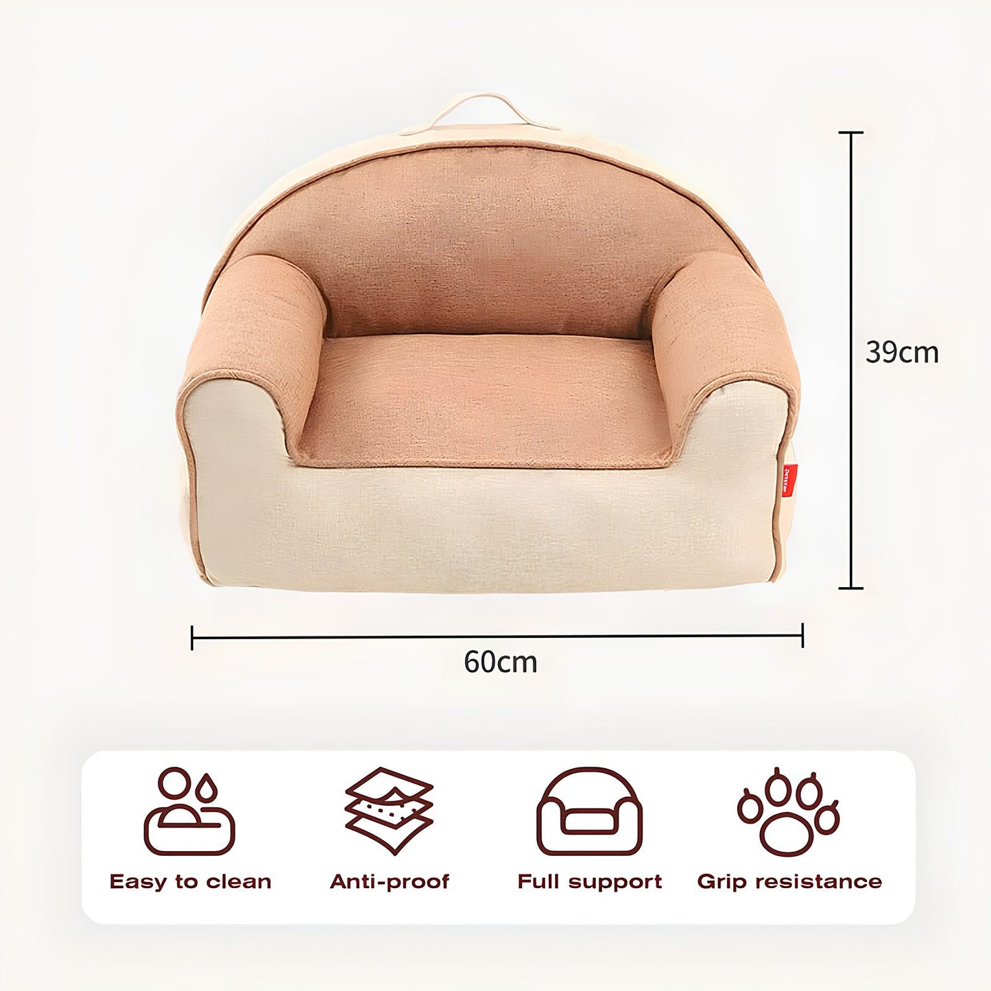 Portable Orthopaedic Dog & Cat Sofa Bed