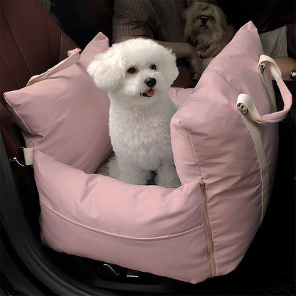 Premium Dog Car Seat Bed Water-Resistant Luxury