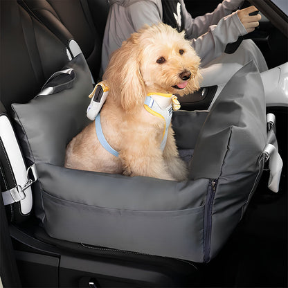 Premium Dog Car Seat Bed Water-Resistant Luxury