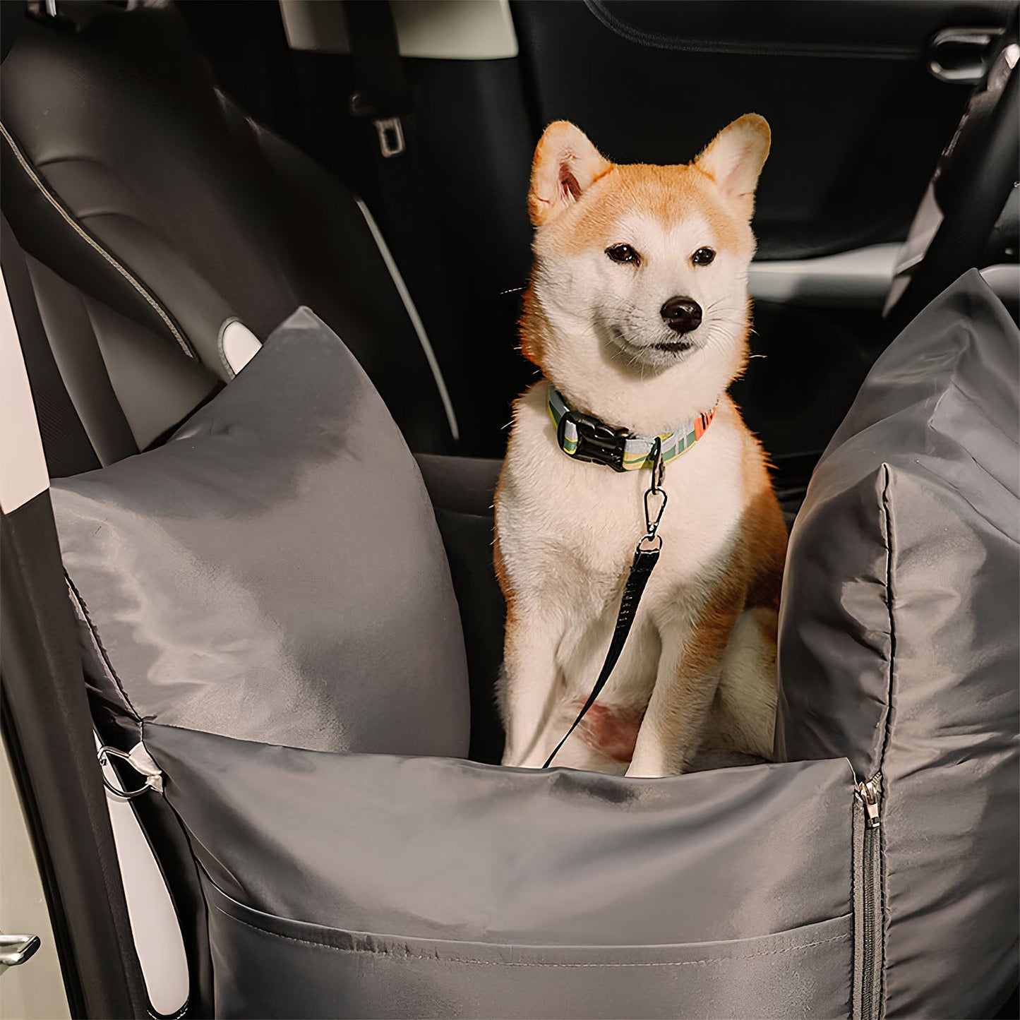 Premium Dog Car Seat Bed Water-Resistant Luxury