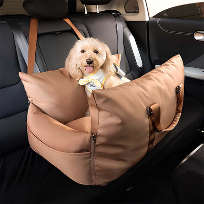 Premium Dog Car Seat Bed Water-Resistant Luxury