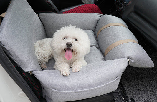 Premium Dog Car Seat - Comfortable, Secure, and Stylish