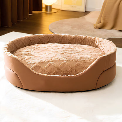 Spacious Fluffy Warm Deep Sleep Dog Bed