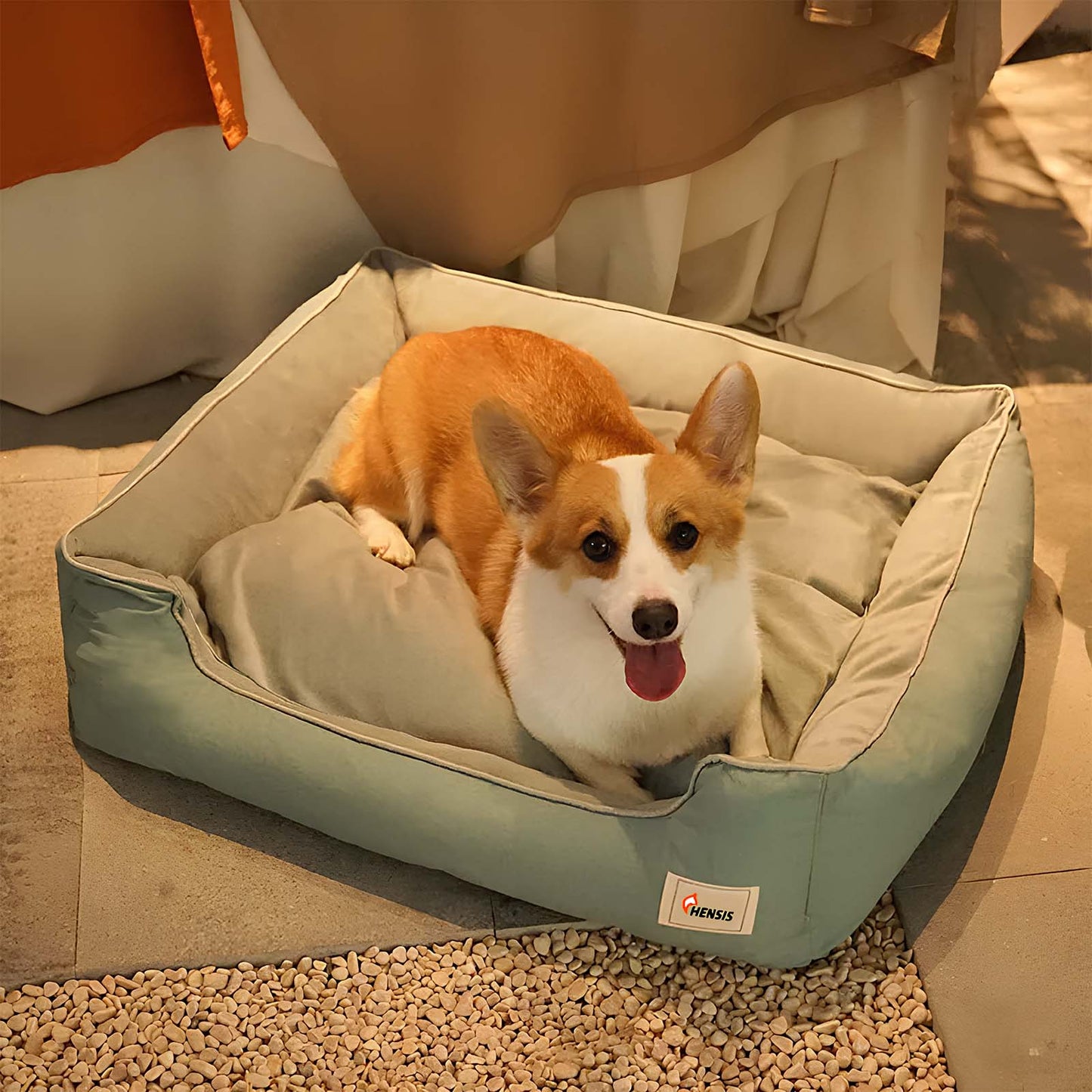 Square Bread Pet Bed Cozy Comfort for Small Breeds