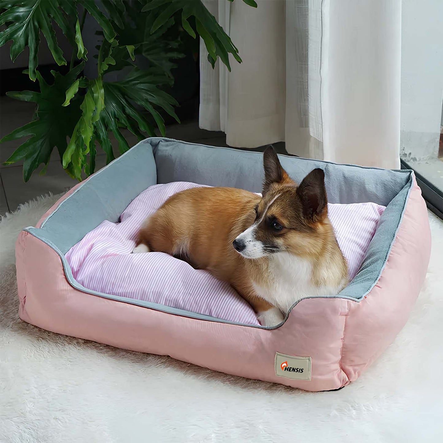 Square Bread Pet Bed Cozy Comfort for Small Breeds