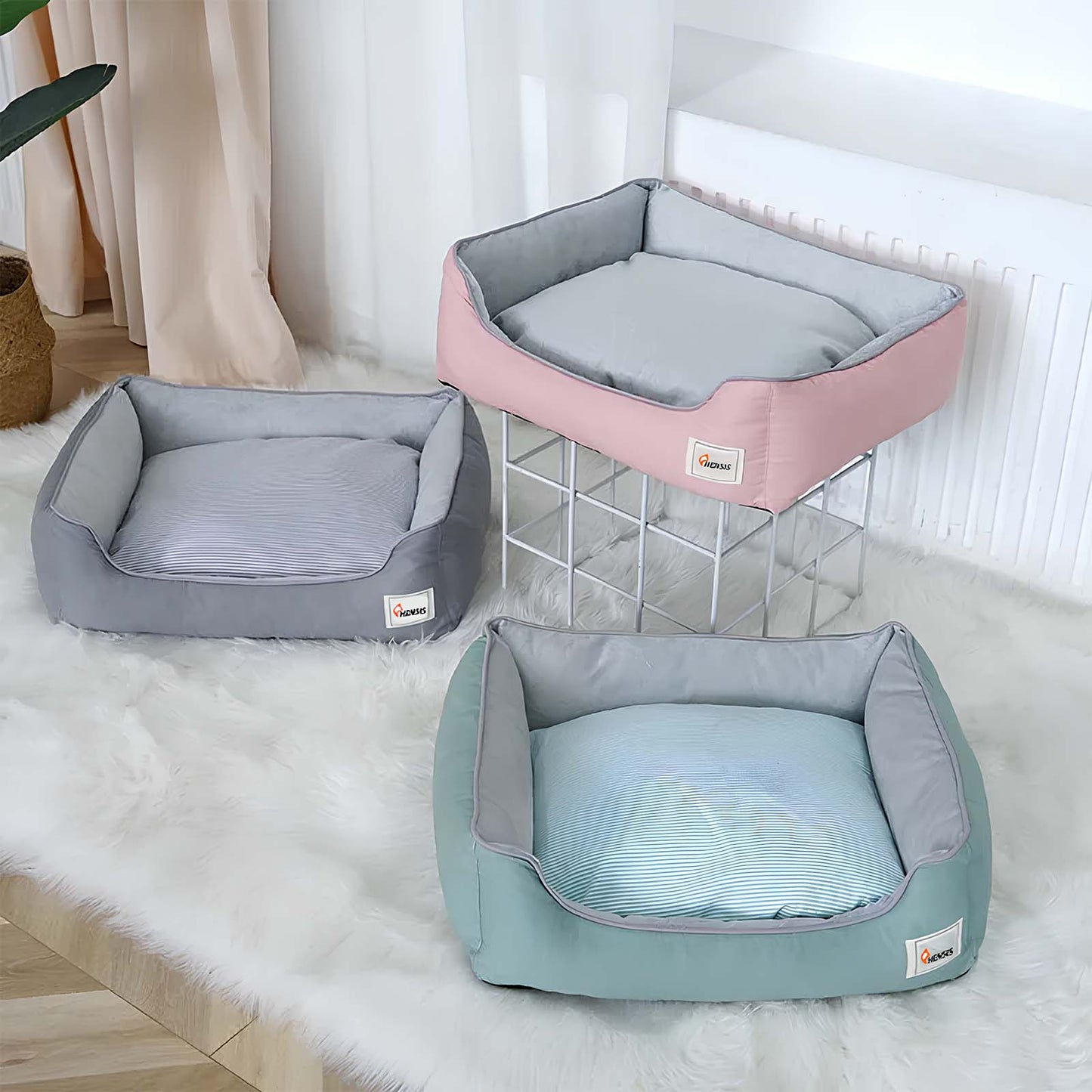 Square Bread Pet Bed Cozy Comfort for Small Breeds