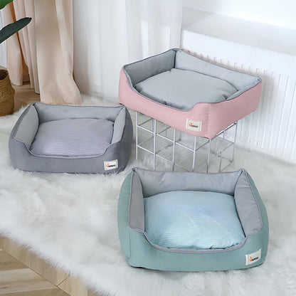 Square Bread Pet Bed Cozy Comfort for Small Breeds