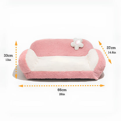 Stylish Plush Warm Cat Sofa Bed Leisure Design