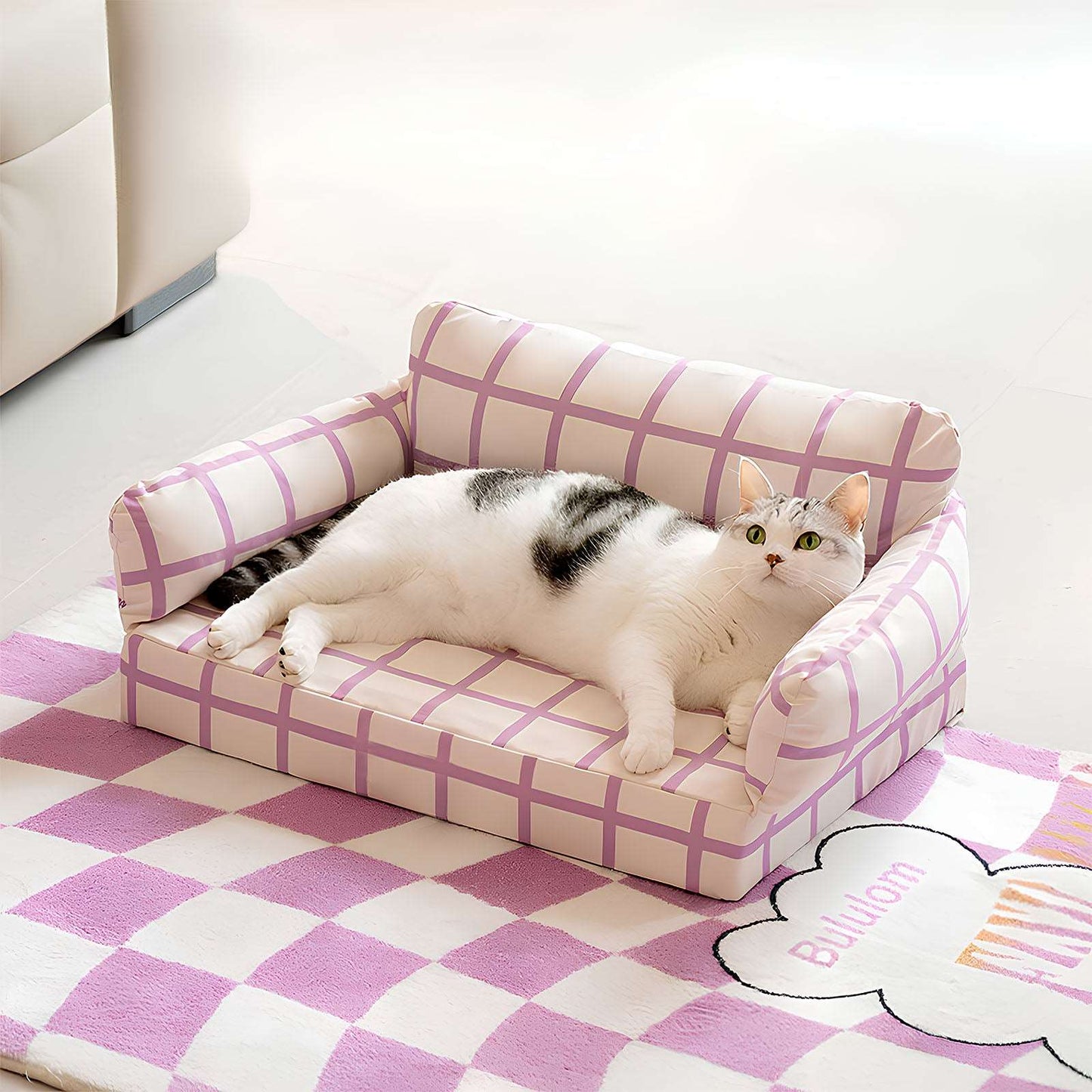 Summer Cooling Waterproof Striped Design Dog & Cat Sofa