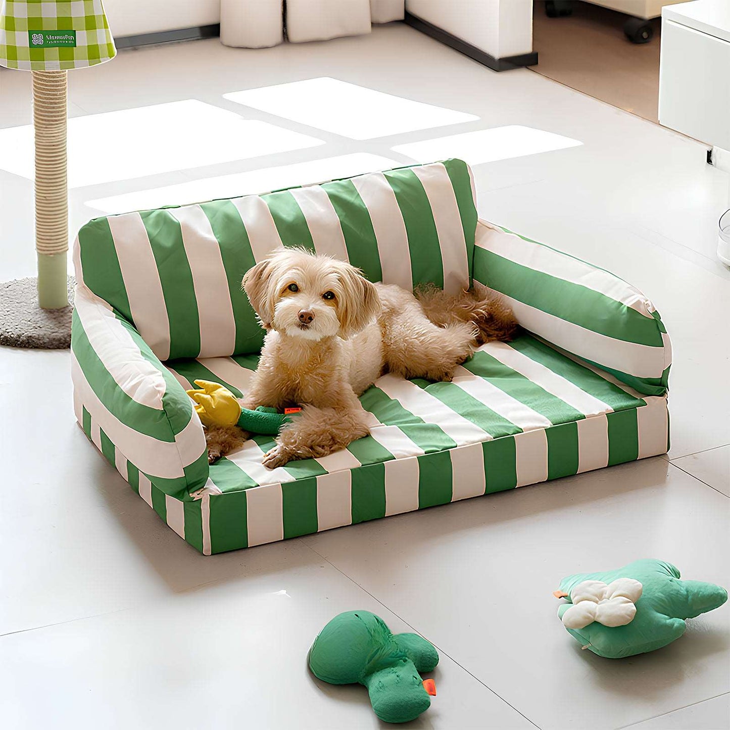 Summer Cooling Waterproof Striped Design Dog & Cat Sofa