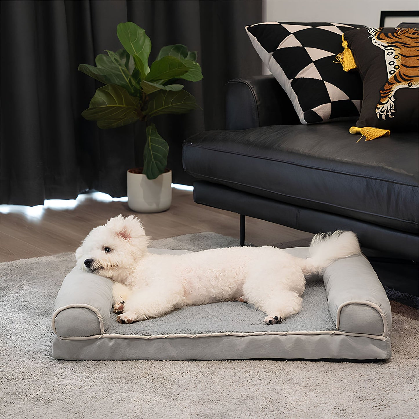 Ultimate Comfort Suede Orthopedic Dog Beds