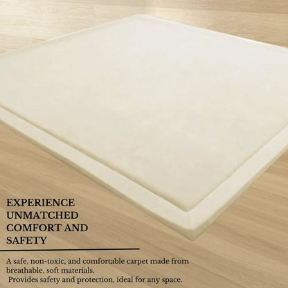 Soft Touch Ultra Plush Memory Foam Mat - Ivory (200x300cm) - Luxurious Comfort for Any Space