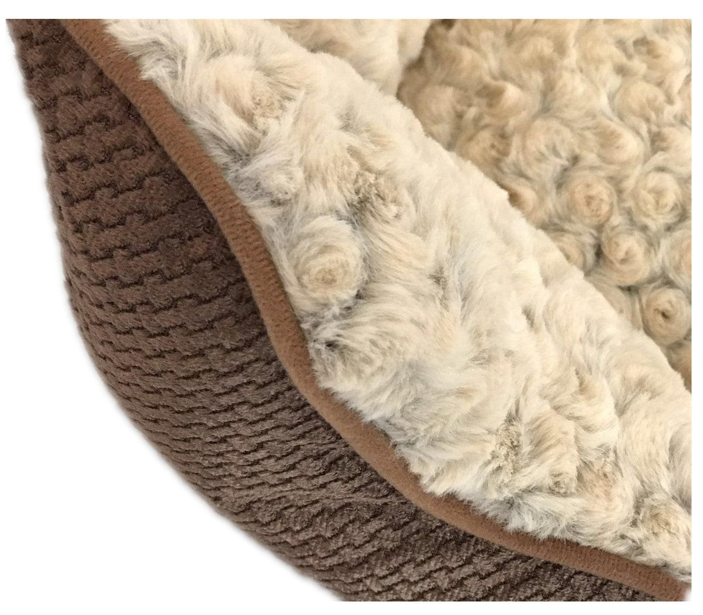 Large Washable Pet Bed with Ultra-Soft Fleece Cushion