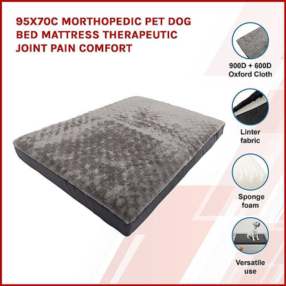 Therapeutic Orthopedic Dog Bed - Joint Support, Water-Resistant & Non-Slip